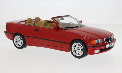 BMW 3er (E36) Cabriolet 1996 Rood - 1:18